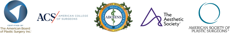 Dr. Andrew Giacobbe credentials: ABPS - The American Board of Plastic Surgery Inc.; ACS - American College of Surgeons; ABOHNS - American Board of Otolarynology Head and Neck Surgery; The Aesthetic Society; ASPS - American Society of Plastic Surgeons.