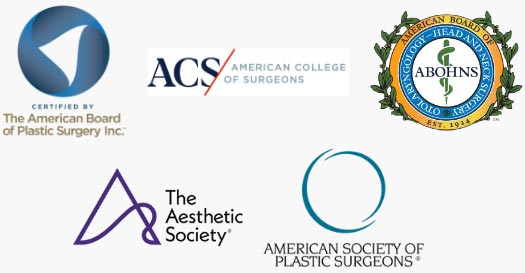 The American Board of Plastic Surgery Inc; American College of Surgeons; American Board of Otolaryngology - Head and Neck Surgery; The Aesthetic Society; American Society of Plastic Surgeons.