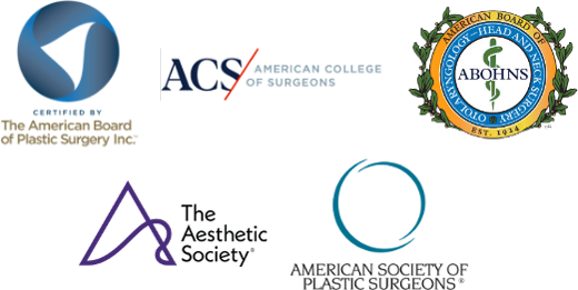 Dr. Andrew Giacobbe credentials: ABPS - The American Board of Plastic Surgery Inc.; ACS - American College of Surgeons; ABOHNS - American Board of Otolarynology Head and Neck Surgery; The Aesthetic Society; ASPS - American Society of Plastic Surgeons.